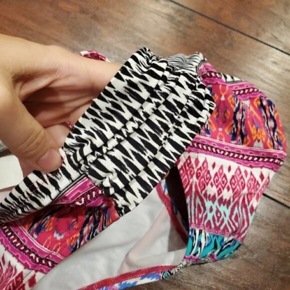 NWT Riviera Stripe Tab Side Hipster swim Bottom - Picture 7 of 8